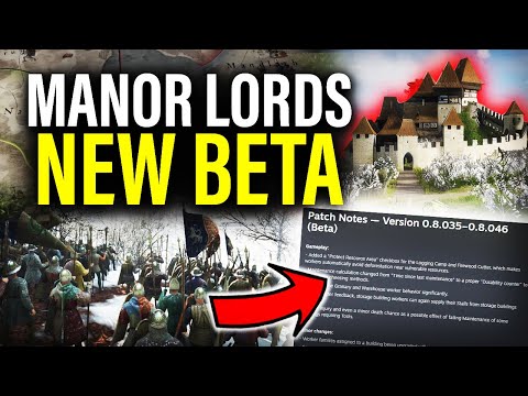 MANOR LORDS: New Biggest Patch Of The Year FIXES EVERYTHING