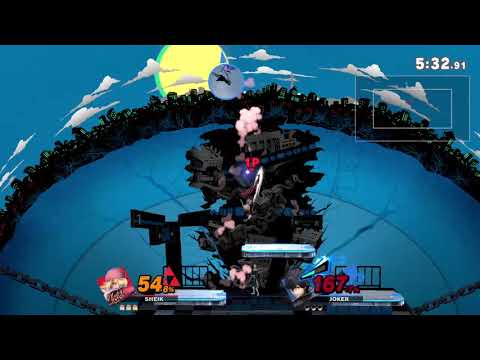 スマブラSP A＆B(Sheik) vs タマ(Joker) ジャスガカウンターされた…