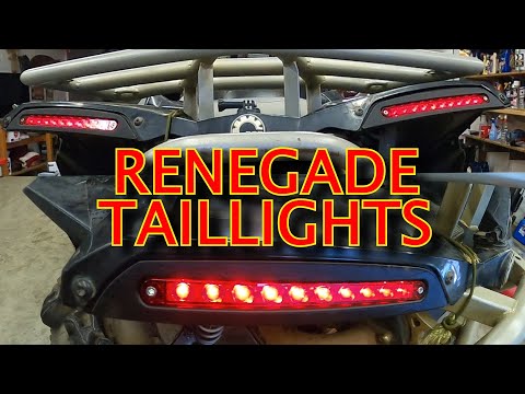 YouTube video about: Can am renegade tail light?