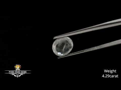 White Sapphire 4.29ct. (Premium) video