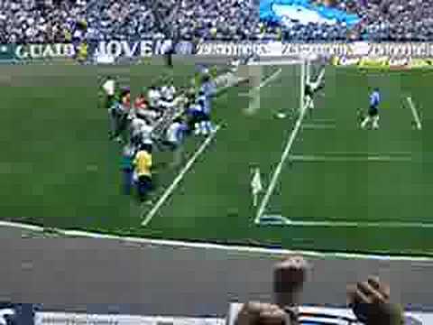 Grêmio 2x0 Santa Cruz - 01/10/2005 - gol de Pereira