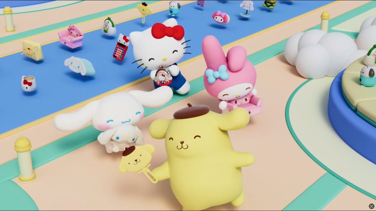 ハローキティ マーチマッチのゲーム内容を紹介する公式動画画像