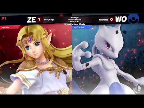 McChops (Mewtwo) vs Frappe (Zelda) Bar Fight #70 Winners Semi Finals