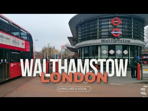 Walthamstow Village London Walking Tour | East London Walk Walthamstow 4k60FPS HDR