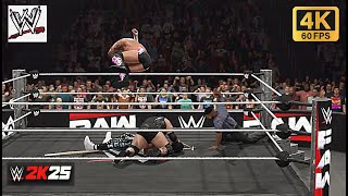 WWE 2K25 CM Punk Vs Bronson Reed Vs Jey Uso || Full Match || #YouTubeVideo #LiveStream #Gamer