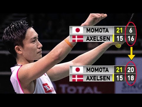 Kento Momota's UNBELIEVABLE COMEBACK against Viktor Axelsen