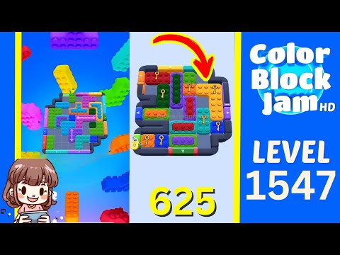 Color Block Jam Level 625 (1547) Solution Walkthrough