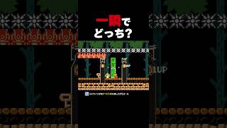 一瞬でどっちが正解か見極めろ【マリオメーカー2】