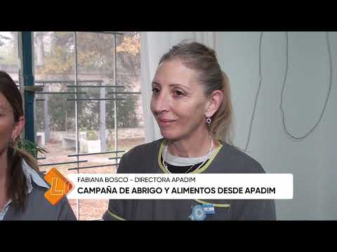 Campaña de abrigo y alimentos desde APADIM, Fabiana Bosco y Paola Demaestri