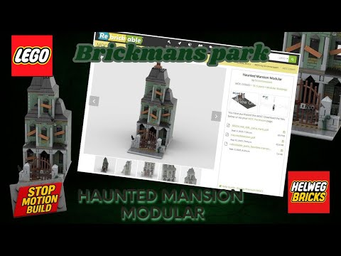 LEGO: MOC – 31167 Haunted Mansion | Rebrickable Modular Edition (by Brickmanspark)