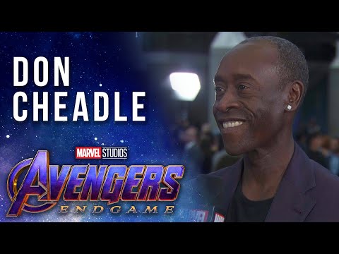 Don Cheadle talks what makes a real world hero LIVE at the Avengers: Endgame Premiere