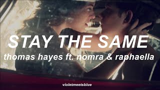 stay the same - thomas hayes // traducida al español