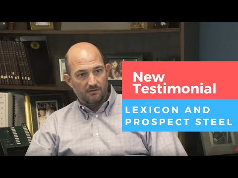 New Testimonial SBA - Lexicon and Prospect Steel, U.S.A.