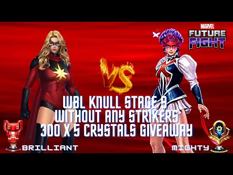 1500 Crystals Giveaway | Moonstone vs Psylocke Captain Britian | WBL Knull Stage 9 Without Strikers