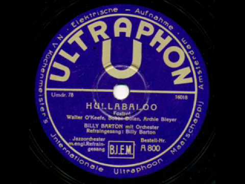 Billy Barton, Hullabaloo. Berlin 1931