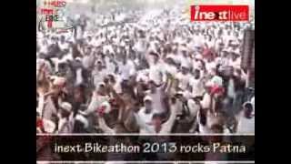 preview picture of video 'inext Bikeathon 2013 rocks Patna'