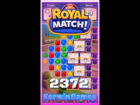 Royal Match Level 2372 - No Boosters Gameplay