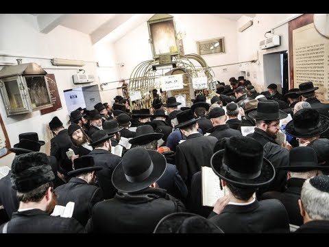 Thousands of Chasidim flocked to Lizhensk for Reb Elimelech Yahrzeit