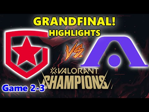 GAMBIT vs ACEND - GRANDFINAL! - VALORANT CHAMPIONS 2021 - GAME 2-3 HIGHLIGHTS - December 12