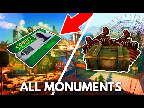A Quick Rust GREEN CARD Guide Including all Monuments and PUZZLES!