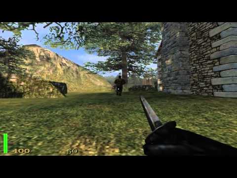 Return To Castle Wolfenstein Walkthrough Part 9 ( Forest Compoud ) HD All Secrets