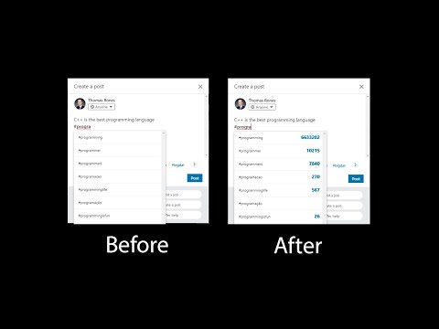UserScript Sunday: Are You Using the Best Hashtags on LinkedIn?