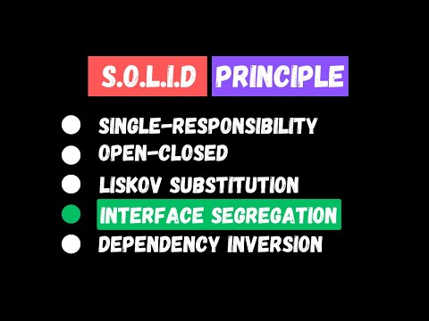 Interface Segregation Principle in 3 Minutes !