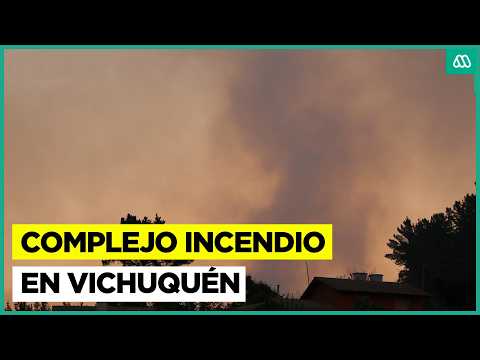 Alerta roja y evacuaciónes por complejo incendio en Vichuquén: Siniestro dejó dos lesionados