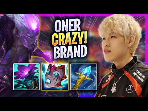 ONER CRAZY GAME WITH BRAND! - T1 Oner Plays Brand JUNGLE vs Graves! | Season 2024