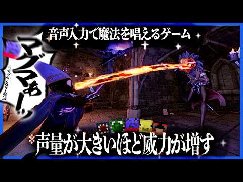音声入力で魔法が出るゲーム、なんと声量で威力が上がるといううってつけ過ぎる仕様だった【YAPYAP】