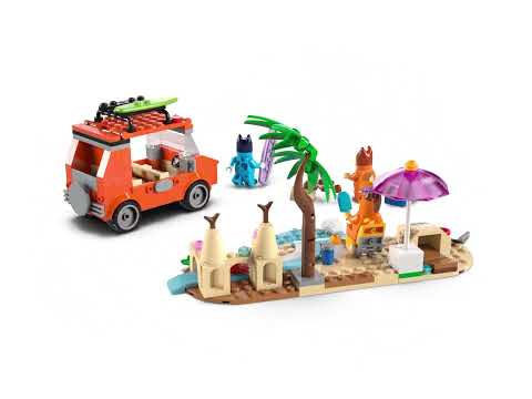 Gambar LEGO Blueys Beach & Family Car Trip Set 133 pcs 11202 - Mix