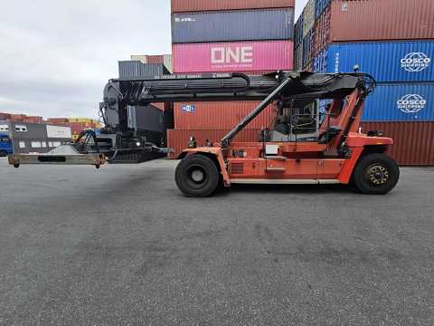 Gebraucht Kalmar DRF100-54S8 Leercontainer Reachstacker