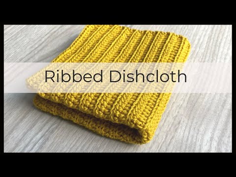 Worlds EASIEST Dishcloth?? How To Crochet Dishcloth #5