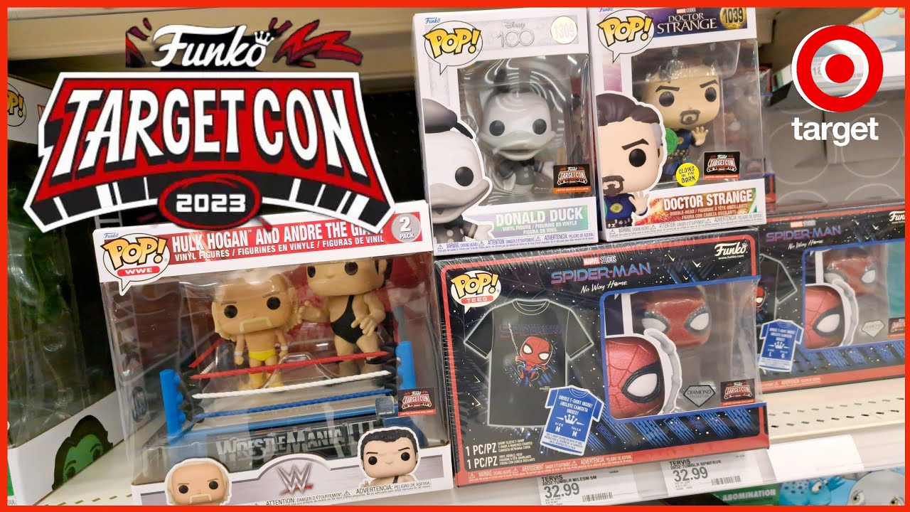 First Look! Target Con 2023 Funko POP Spider-Man, Donald Duck, Doctor Strange, Demon Slayer, WWE