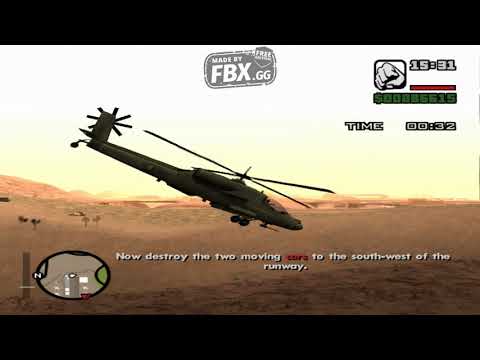 GTA San Andreas Mission 69 & 70 - Verdant Meadows & Learning to Fly