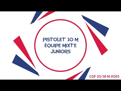 Finale Pistolet 10 m par équipe mixte Juniors - CdF 10/18m 2023