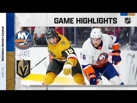 Islanders @ Golden Knights 10/24/2021 | NHL Highlights
