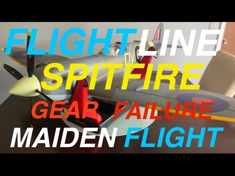 FLIGHTLINE SPITFIRE 1600mm QUALITY OF LIFE MOD/MAIDEN FLIGHT