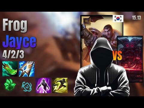 Frog Top Jayce vs Ornn lol KR solo rank Full Game 15.13 | 프로그 제이스 vs 오른