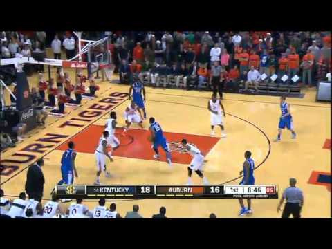 02/12/2014 Kentucky vs Auburn Men's Basketball Highlights