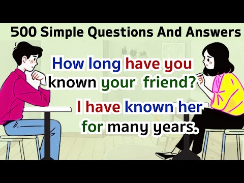 500 Simple Phrases | English Speaking Practice for Beginners | English Conversation
