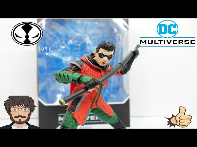 Vídeo relacionado con McFarlane Toys DC Gaming - Figura de acción de Robin de 7 Pulgadas con 22 Partes móviles, Figura Coleccionable de DC Gotham Knights con Base de Soporte y Tarjeta de Personaje Coleccionable única, a