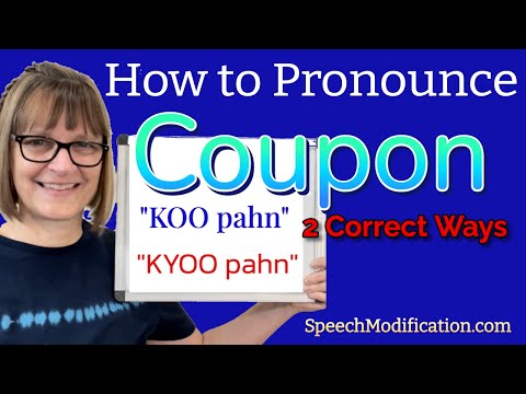 How to Pronounce Coupon (2 Correct Ways)