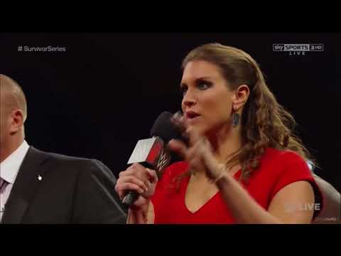 Team Cena vs Team Authority Contract Signing Monday Night Raw