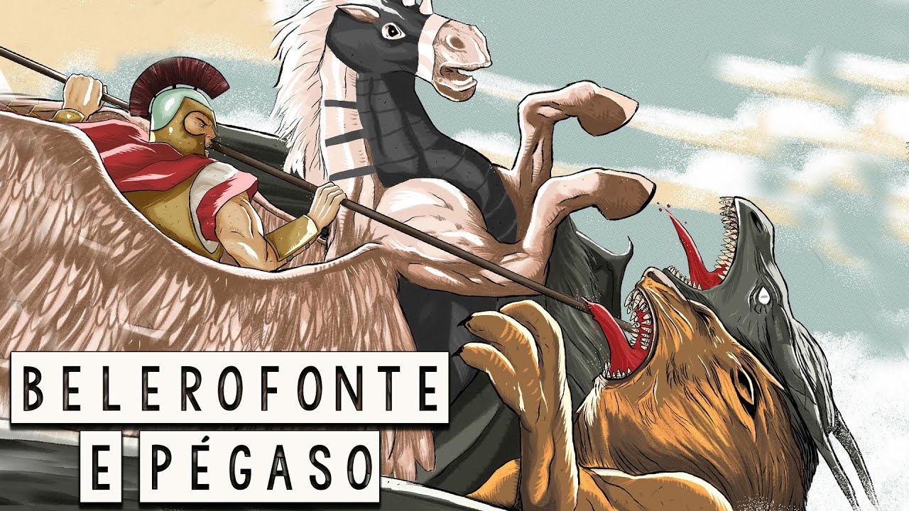 O Homem que desejou ser um Deus - Belerofonte e Pégaso - Mitologia Grega - Foca na Historia