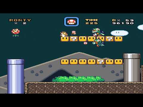 Super Mario World - Monty Mole Island 2: Redrawn Island #3