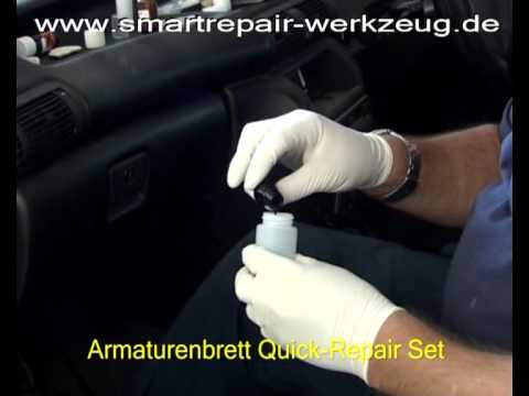 Smartrepair Reparatur am Armaturenbrett im PKW