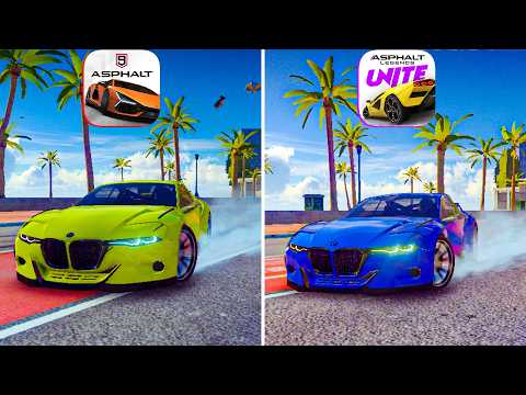 Asphalt 9 Legends VS Asphalt Unite Comparison