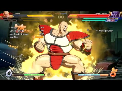 ▣DBFZ▣ Goku combo with nappa high damage.