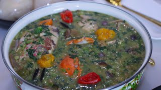 Green Okro Stew Recipe.